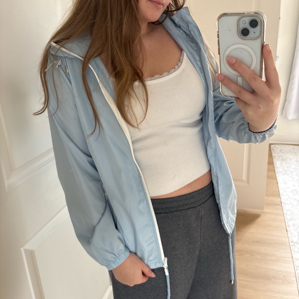 Women's Light Blue Utility Jacket